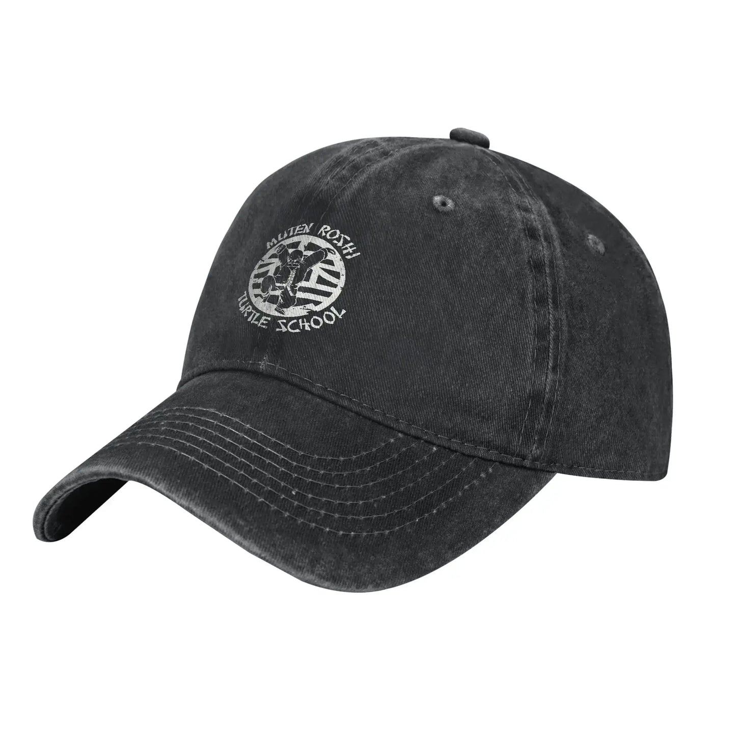 Produit gaming premium Fraquane Dragon Ball Master Rosh TURTLE SCHOOL Unisex Baseball Cap Distressed Washed Caps Hat Fashion Outdoor Unstructured Soft Headwear