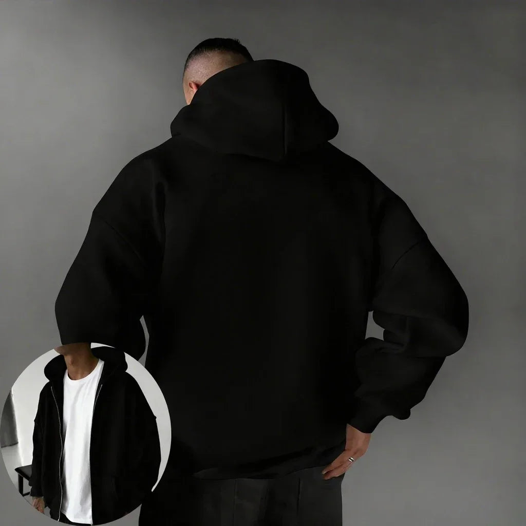 Sweat à capuche zippé polyvalent Dragon Ball Anime Y2K pour homme, automne/hiver, nouveau modèle Gogeta imprimé, style américain décontracté et ample, haut assorti parent-enfant