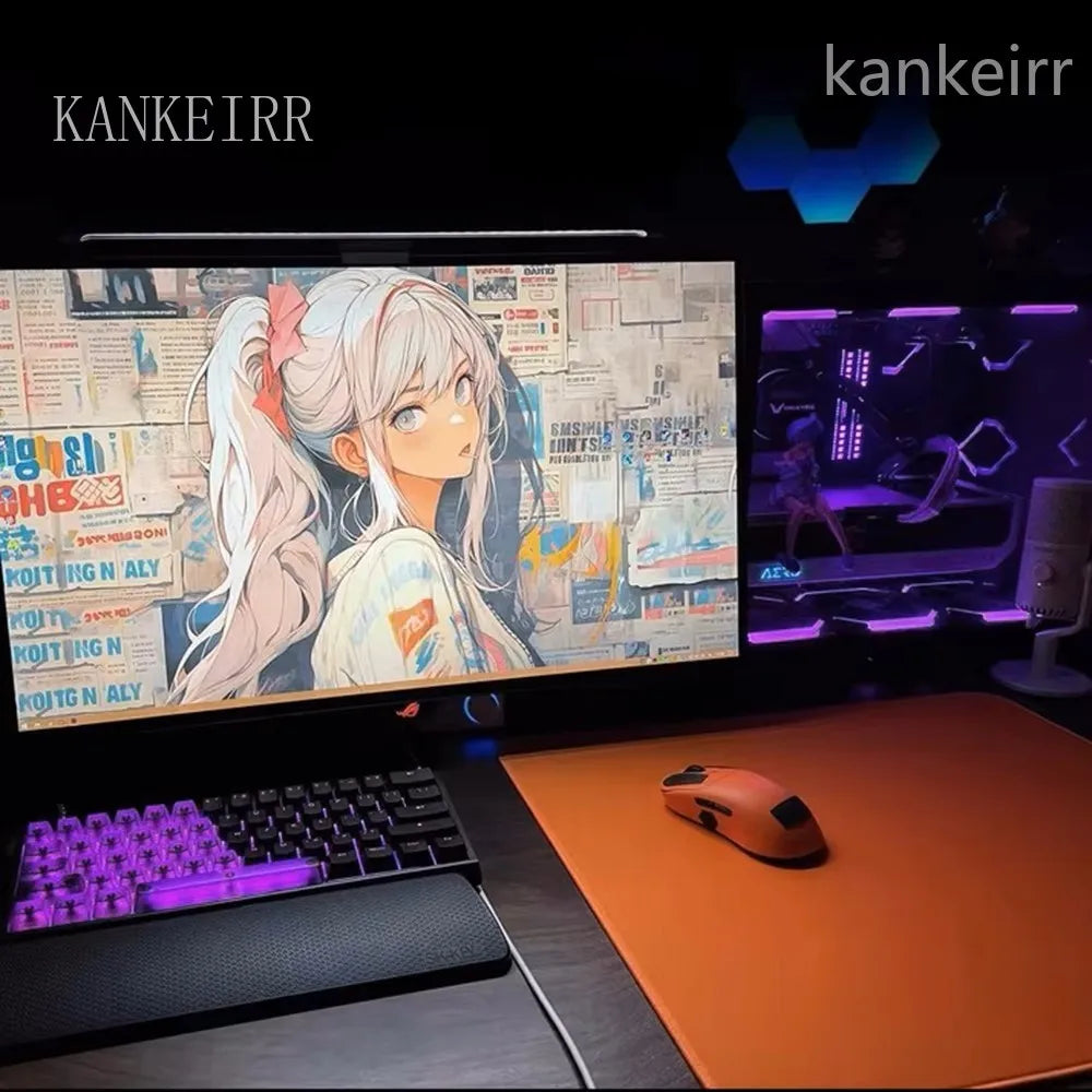 Fekete Speed egérpad, egyszínű, nagy rugalmasságú, csúszásmentes aljú gaming egérszőnyeg, prémium e-sport egérpad, ultrafinom felületű deskmat