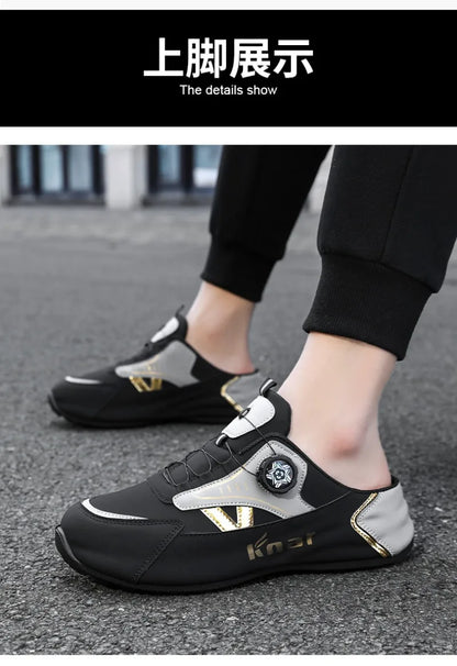 High Quality Platform Sneakers with Breathable Trendy Mesh for Summer, New Men's Sports and Leisure Shoes in Large Sizes 39-48