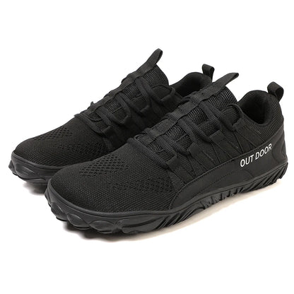 Scarpe da uomo semplici e leggere da trekking sportivo 2025, barefoot a punta larga, multifunzionali casual in mesh traspirante per camminare