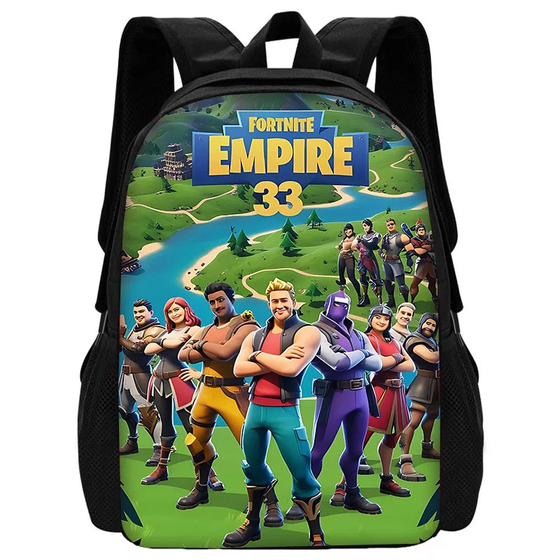 Classic Game FortniteS Kids Backpacks Boys and Girls Student Birthday Gift Child School Bags Unisex Camping Durable Rucksack