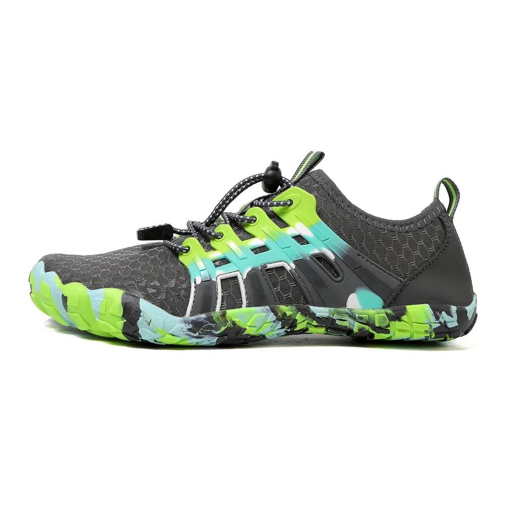 Men Women Water shoes Upstream Wading Swimming Barefoot Five Fingers Aqua Shoes Colorful Beach Seaside Light Unisex Sneakers New