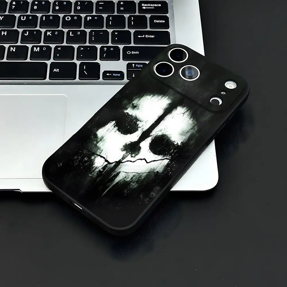 COD Call Of Duty G-Ghosts Phone Case For IPhone 17 Air 16 E Pro Max 15 14 13 Mini 12 Pro 11 Max Plus Black Soft Shell