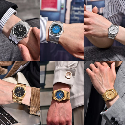 PAGANI DESIGN 2026 New Thin 7mm Fashion Men's Quartz Watch 10Bar Waterproof Stainless Steel Sapphire C3 Upgrade V2 reloj hombre