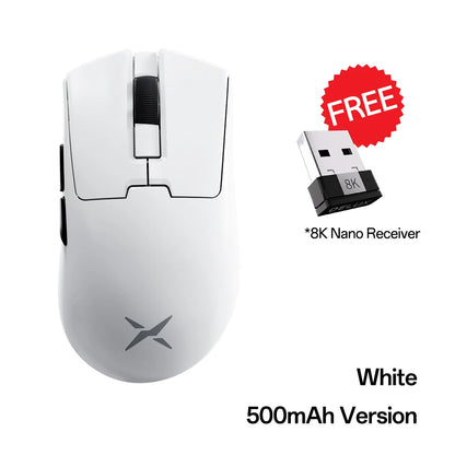 Delux M900mini PRO Wireless Gaming Mouse Ergonomic Ultra-Lightweight 40g PAW3395 8K Hz for Medium to Small Hands PC Laptop Gamer
