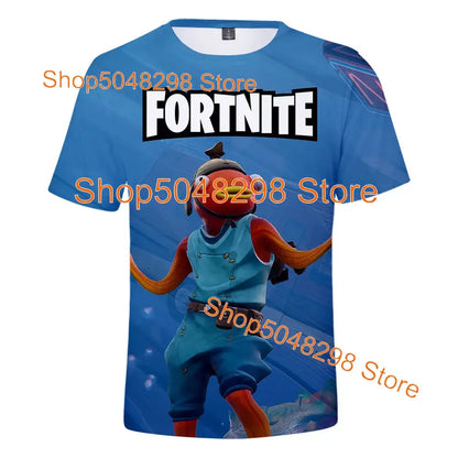 Μπλουζάκι Bushranger Fortnite για παιδιά, 3D εκτύπωση Banana Peely, T-shirt για άνδρες και γυναίκες, Tee Battle Royale Game, καλοκαιρινά τοπ, δώρα γενεθλίων