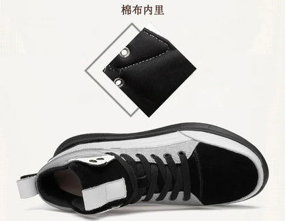 High-top Heightening Shoes Elevator Shoe Height Increase Footwear Men Height Increase Insole 6CM 8CM 10CM Sneakers Shoes