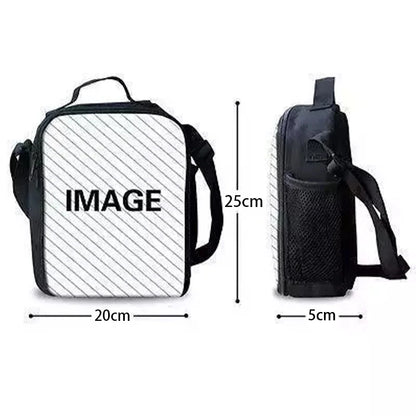 Child Insulated Large Capacity Bag for Boy Girl Student Hot Game Outdoor Picnic Resuable Thermal Cooler Lunch Box F-FortniteS