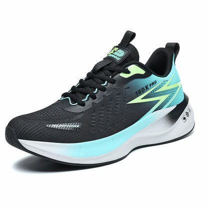 Brand Men's Carbon Plate Running Shoes Soft Cushion Shock Absorbing Sports Shoes Unisex Sneakers Light Anti-Slip Training Shoes