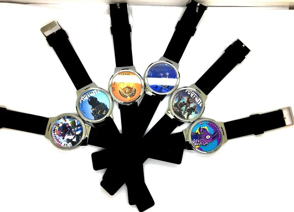 Orologio Fortnite Cute Fashion Cartoon personalizzato Kawaii Touch con luce notturna LED, orologio elettronico per studenti, regalo per amici