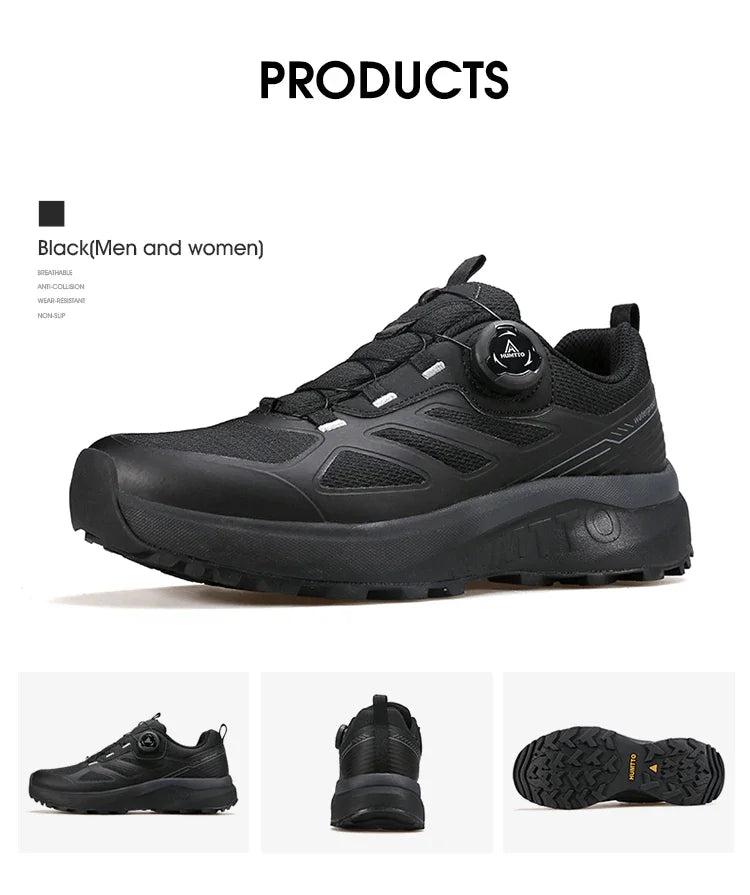 HUMTTO Breathable Trail Running Shoes for Men Black Men's Sports Shoes Cushioning Sneakers Man Luxury Designer Casual Trainers