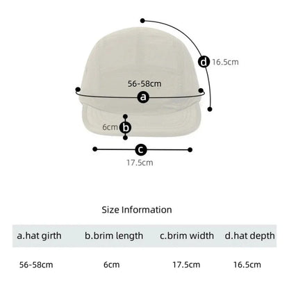 Ultralight Running Caps For Men Women Quick Drying Outdoor Sports Caps Cycling Trail Marathon Snapback Hats