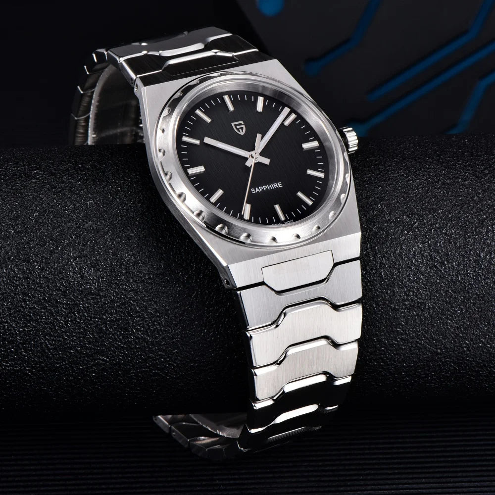 PAGANI DESIGN 2026 New Thin 7mm Fashion Men's Quartz Watch 10Bar Waterproof Stainless Steel Sapphire C3 Upgrade V2 reloj hombre