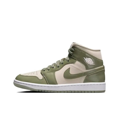 Nike Air Jordan 1 Mid Basketball Shoe Unisex - Classic and versatile, blending court performance with everyday style DQ8426-145