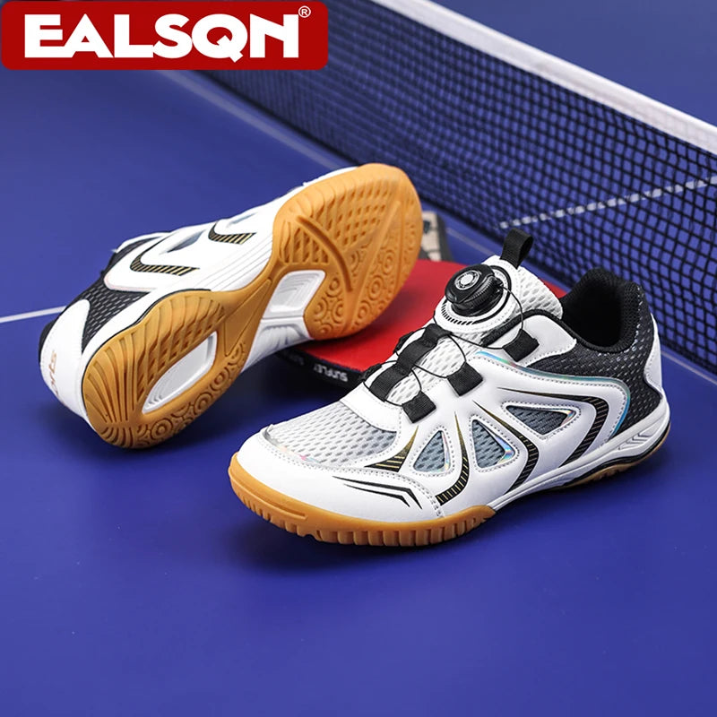 Table Tennis Shoes Couples' Lightweight Sports Badminton Shoes Non-slip Outdoor Men's Breathable Competition Training Sneakers