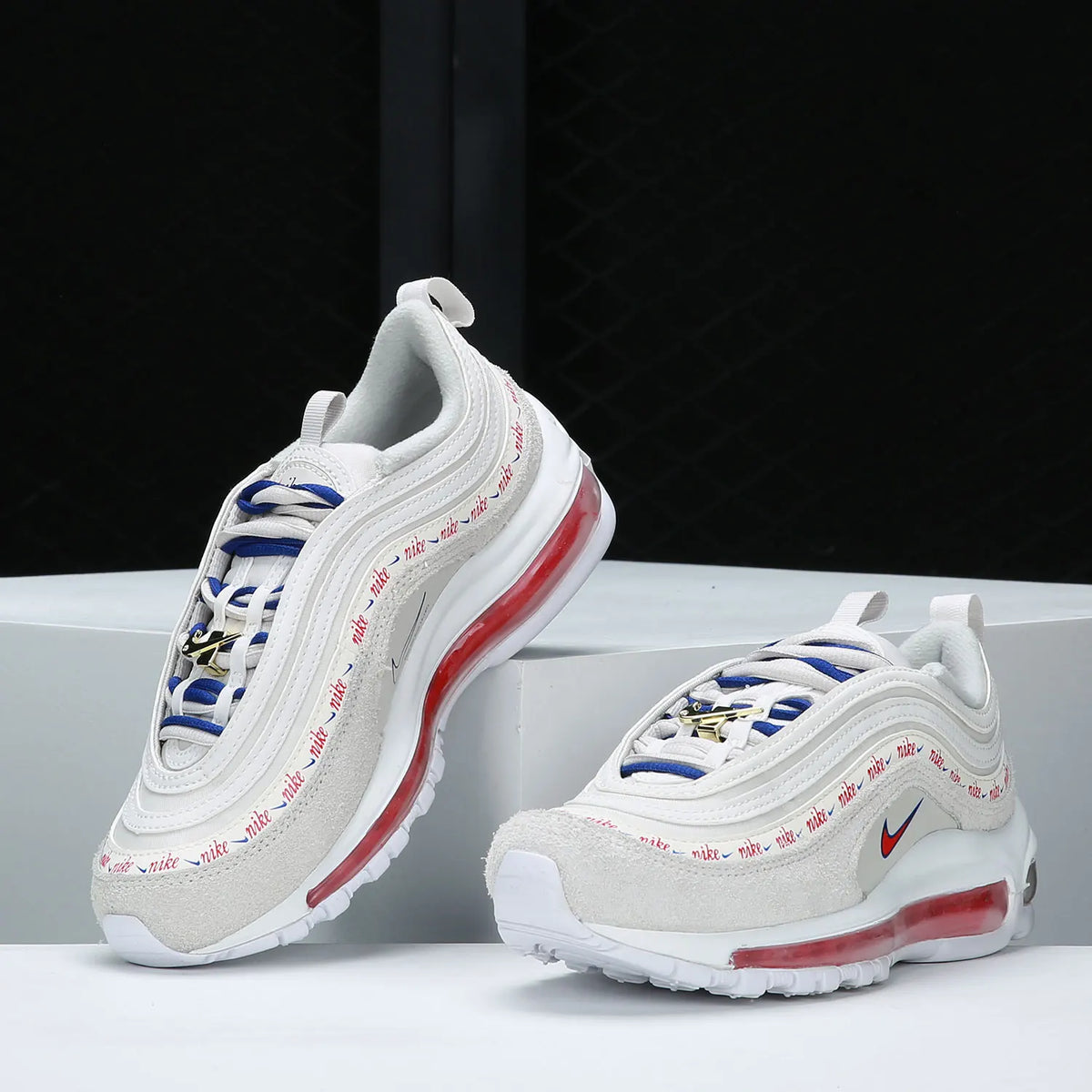 Scarpe sportive da donna Nike AIR MAX 97 basse con ammortizzazione ad aria, originali, DC4013-001