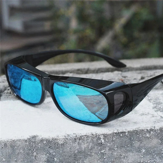 2025Polarized Sunglasses Fit Over Eye Glasses Driving Wrap Shield Goggles Fishing Glasses Sports Sunglasses Night Vision Glasses