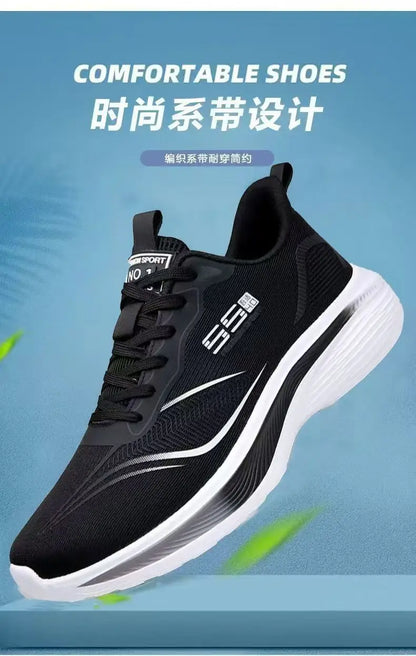 Breathable Mesh Men Shoes Lightweight Casual Sneakers Non Slip Soft Sole Running Shoes for Men Spring Summer