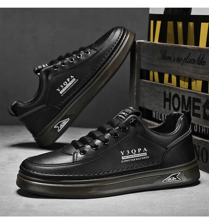 Modieuze casual zomerrijschoenen voor heren, sportieve instaploafers, veelzijdig, comfortabel, ademend, slijtvast leer -..