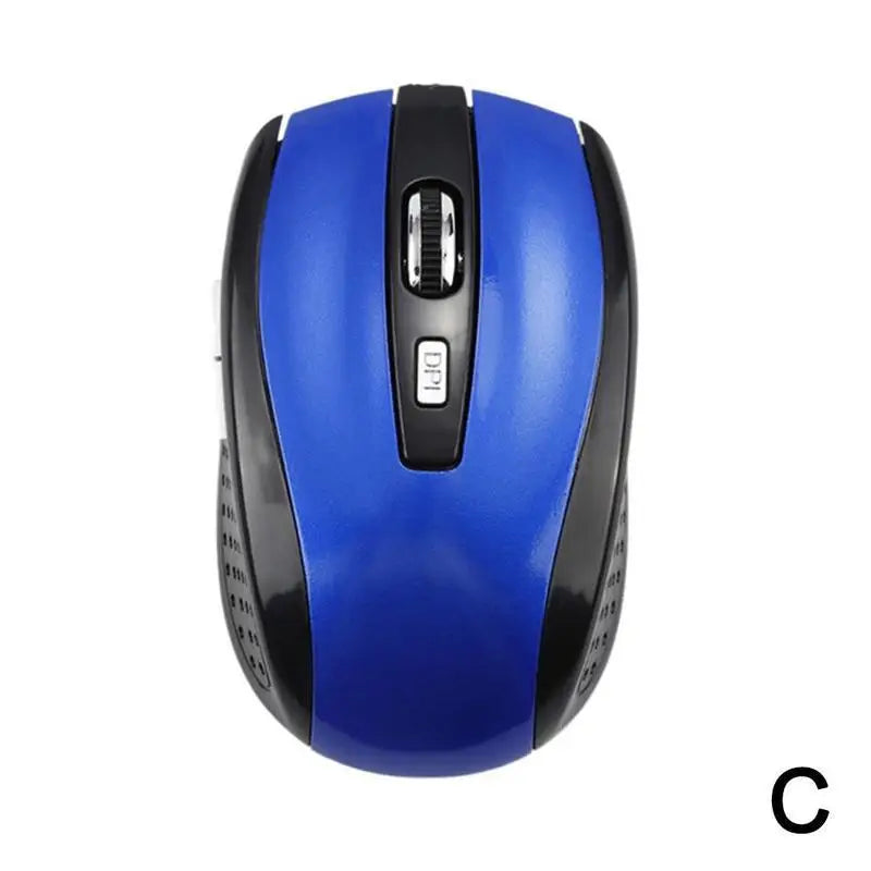 Rato Ótico Sem Fios 2.4GHz com Recetor USB para Gaming, 6 Botões, para Computador, PC e Portátil, Acessórios