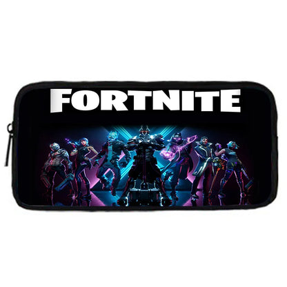 Mochila Escolar Infantil Hot Game com Lancheiras, Design-F-FortniteS, Estojos para Lápis, Mochilas Escolares para Rapazes e Raparigas, Melhor Presente