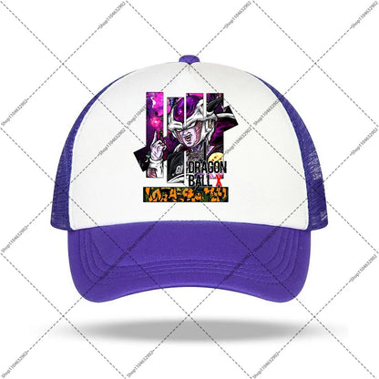 Dragon Ball-baseballkeps för kvinnor och män, solhattar, kepsar med tryck av seriefigurer och anime, bekväma unisex-bomullskepsar för vuxna, perfekta som sommargåvor och festpresenter