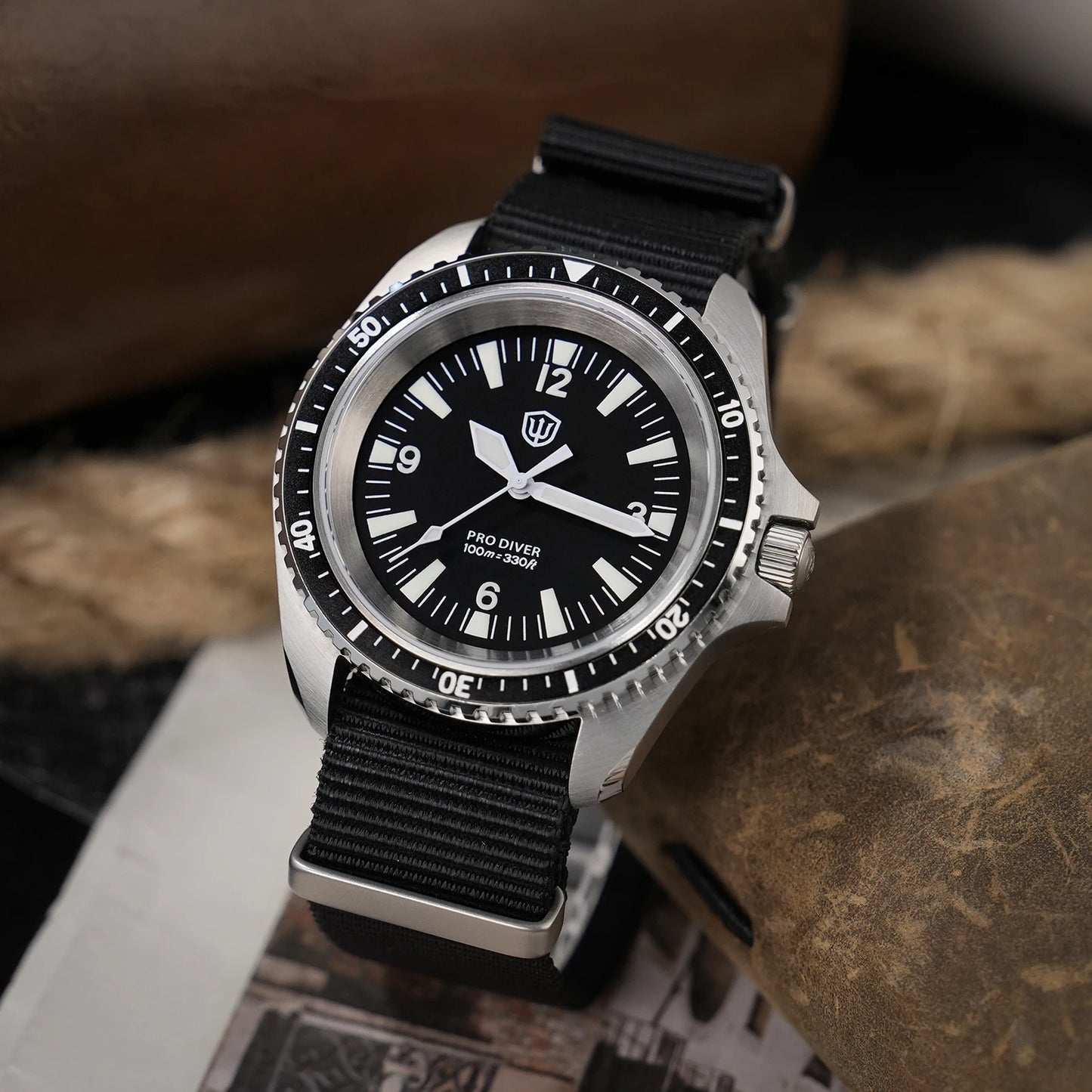Watchdives WD1980 V3 Watch Vintage VH31 Quartz Movement Stainless Steel Watches Luminous K1 10Bar Waterproof Wristwatch