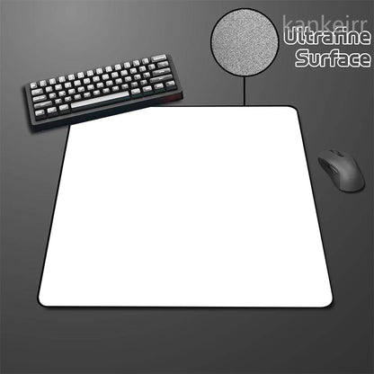 Fekete Speed egérpad, egyszínű, nagy rugalmasságú, csúszásmentes aljú gaming egérszőnyeg, prémium e-sport egérpad, ultrafinom felületű deskmat