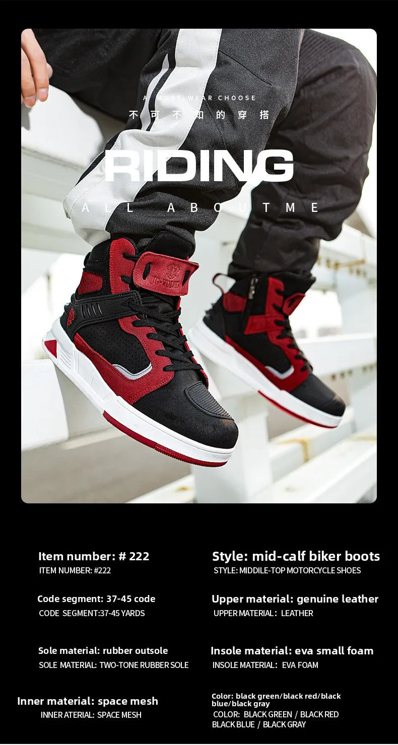 Motorcycle Boots 2026 New Men Women Motorbike Riding Shoes Breathable Biker Boots Motorboats Motorcycle Shoes Bota