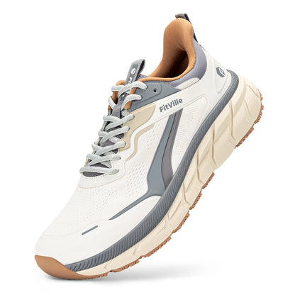 FitVille Wide Toe Box Shoes for Men Cushioned Well Extra Wide Width Shoes Non Slip Wide Lightweight Breathable Running Shoes
