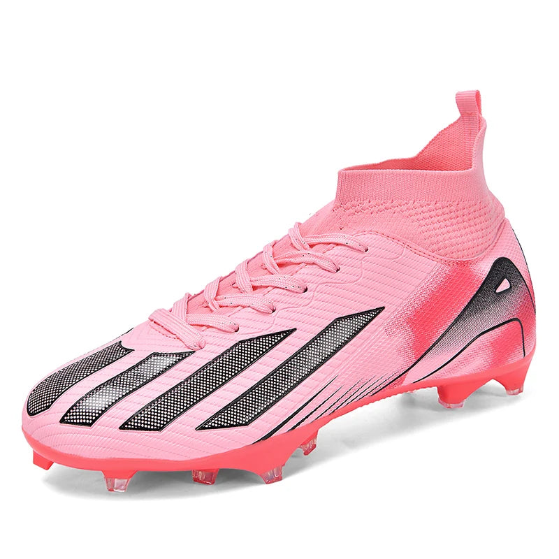 New Men Soccer Shoes Adult Non-Slip Football Boots Cleats Boys Ultralight Sport Sport Outdoor Comfortable Training Match Grass