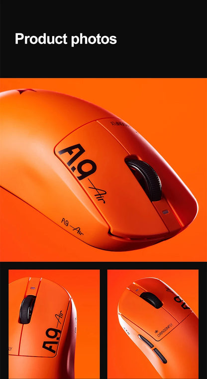 ATK Dragonfly A9 Ultimate bezdrátová herní myš A9 Air PAW3950 ultralehká ergonomická e-sportovní myš pro hráče FPS CSGO A9 Ultra
