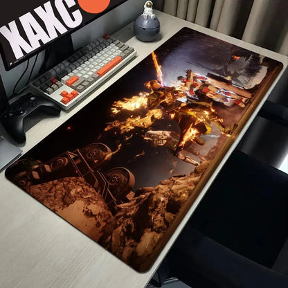 Destiny 2 Mouse Pad Cartoon Lockedge Large Gaming Pad Computer Gamer Keyboard Mouse Mat Desk Mousepad for PC Desk Pad