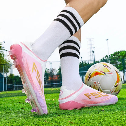 New High Quality Men Football Shoes Anti-Slip Soccer Cleats Breathable Training Sneakers Durable Wear Resistant Outdoor