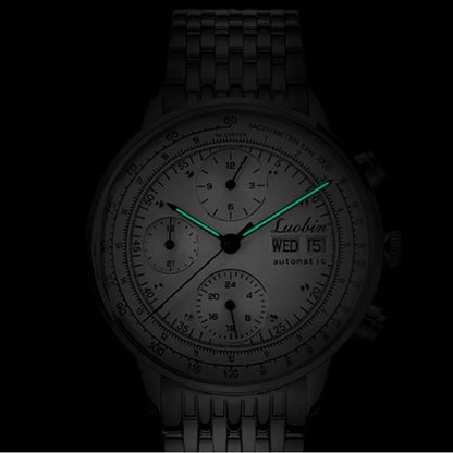 Relógio de Luxo para Homem, Automático Mecânico, de Corda Automática, Business, em Aço Inoxidável, Luminoso, Relojes Para Hombre 2020