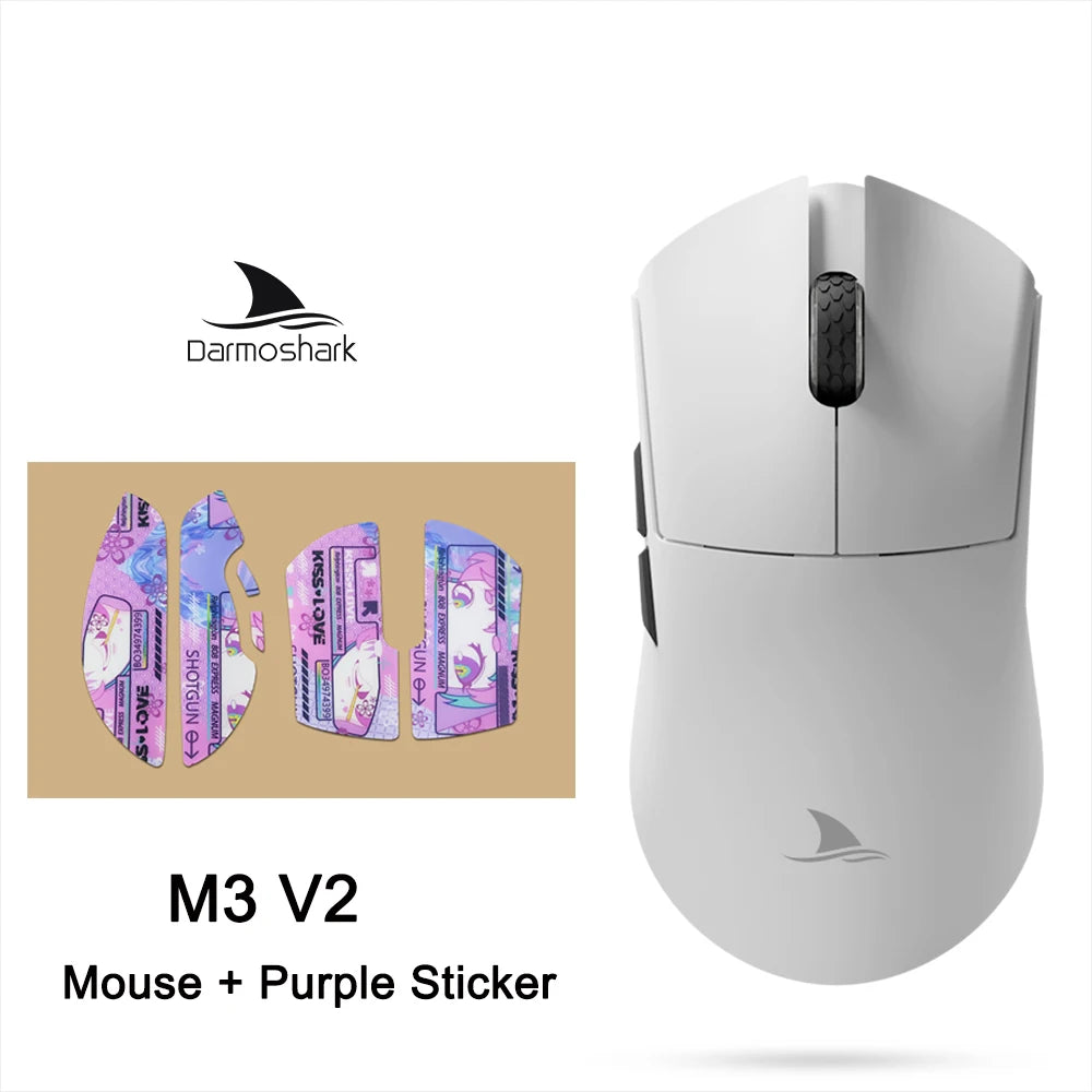 Darmoshark M3 V2 Gaming Mouse Wireless Tri-Mode 8K, PAW3395 Sensor, 26K DPI Ultra-Light Gaming Mouse for PC & Laptop
