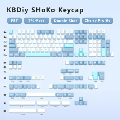 KBDiy GMK MarrsGreen Keycap teclas ISO de PBT double shot con perfil Cherry para kit DIY de teclado mecánico gamer Gaming Point KeyCap