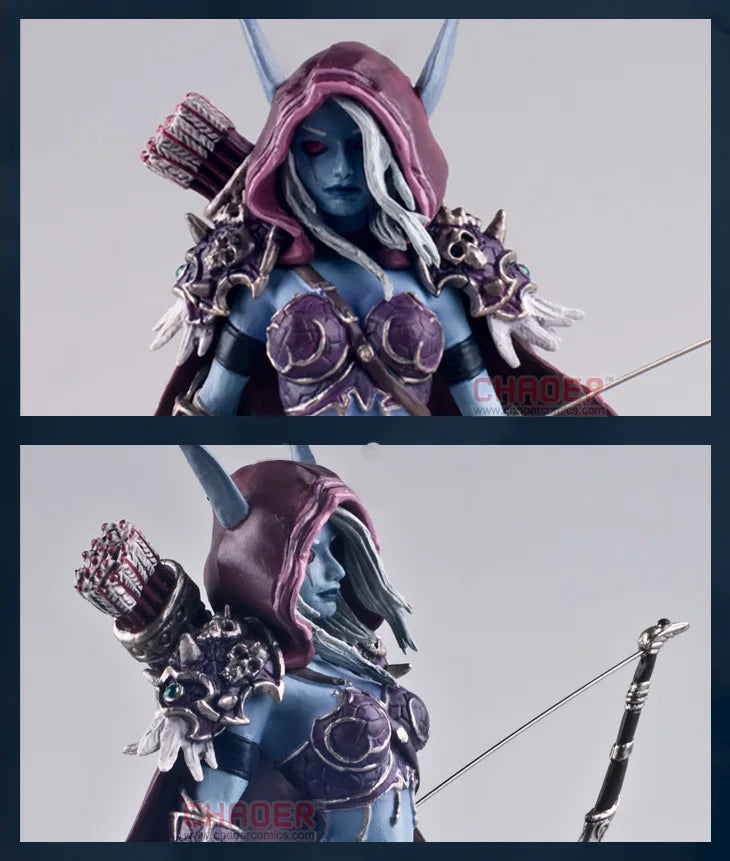 Sylvanas Windrunner World Of Warcraft actiefiguren De Koningin van de Ondoden handgemaakte modelverzameling ornamenten kindercadeaus speelgoed