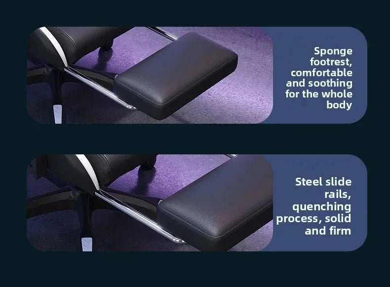 Ergonomic Gaming Chair for Home Office Long Hours Streamers Adjustable Reclining Lightweight Durability