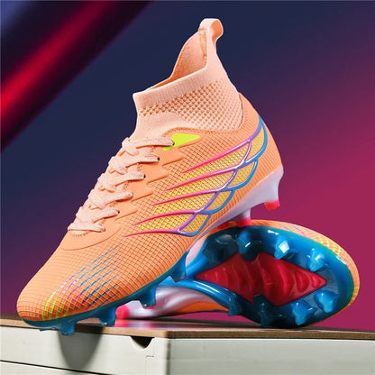 2026 Superfly FG Football Boots Outdoor Soccer Cleat Black Shoes Soft Sport Professional Shoes Breathable Comfortable Boots Plus