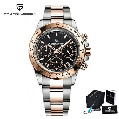 Gold 1644 PAGANI DESIGN 2026 New Men's Watches Top Brand Luxury Mens Quartz Wrist Watch Men Watch Men Chronograph Waterproof