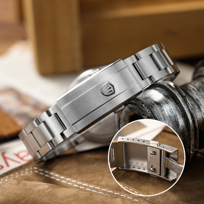 Watchdives WD1960S V2 Watch VH31 Sweep Second Movement Stainless Steel Sapphire Crystal Business Wristwatch Vintage Watches