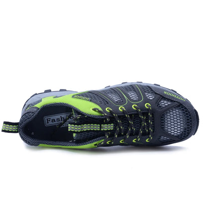 Spring Summer Men Women Outdoor Sneakers Trekking Hiking Shoes Sports Trail Running Shoes Thick Soles Sales Promotion Discount