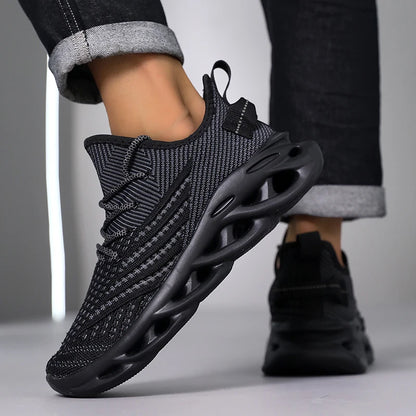 Men Sneakers Comfortable Breathable Mesh Tennis Outdoor Sports Running Gym Jogging Shoes Flat Lightweight Walking Shoes for Men