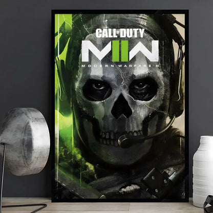 game Call of Duty Poster Posters Anime Room Decor Decoration Movie Backpack Wall Interior Music Wall Art