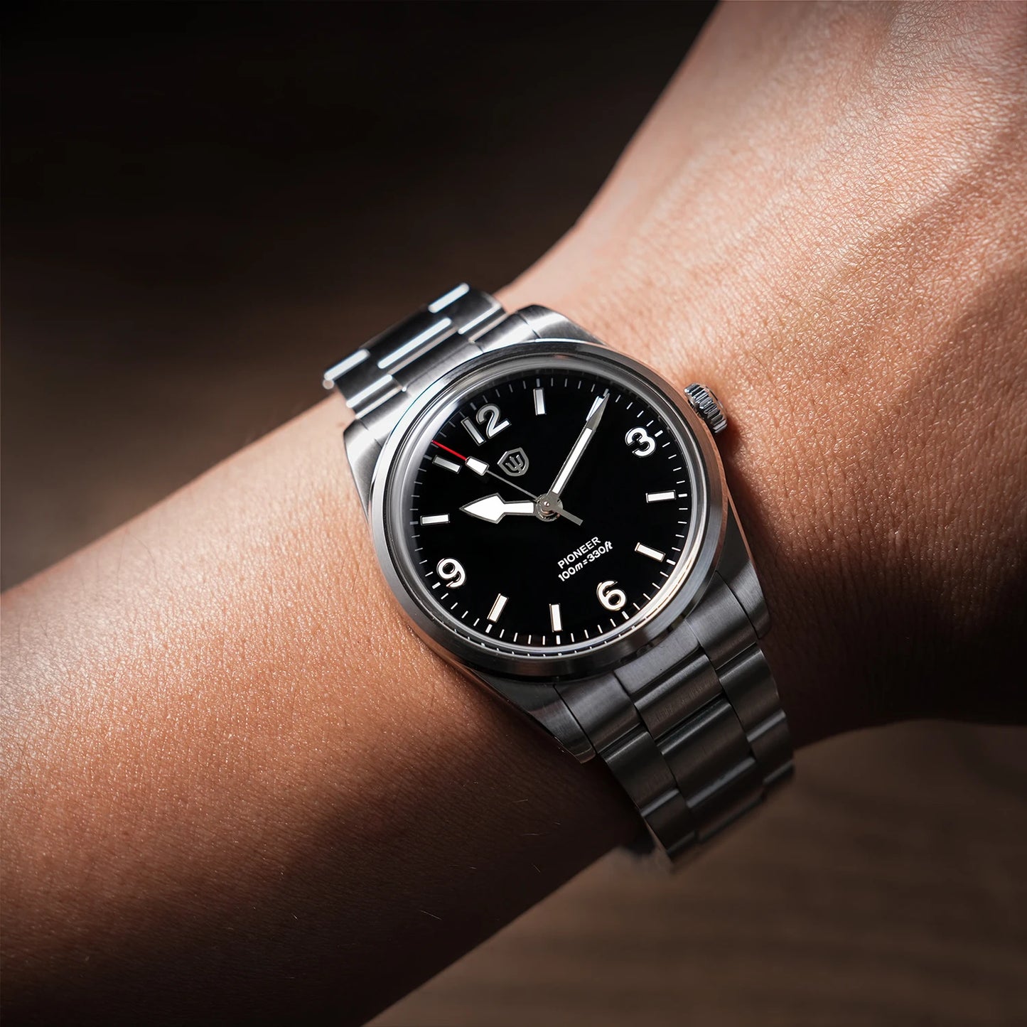 Watchdives WD1960S V2 Watch VH31 Sweep Second Movement Stainless Steel Sapphire Crystal Business Wristwatch Vintage Watches
