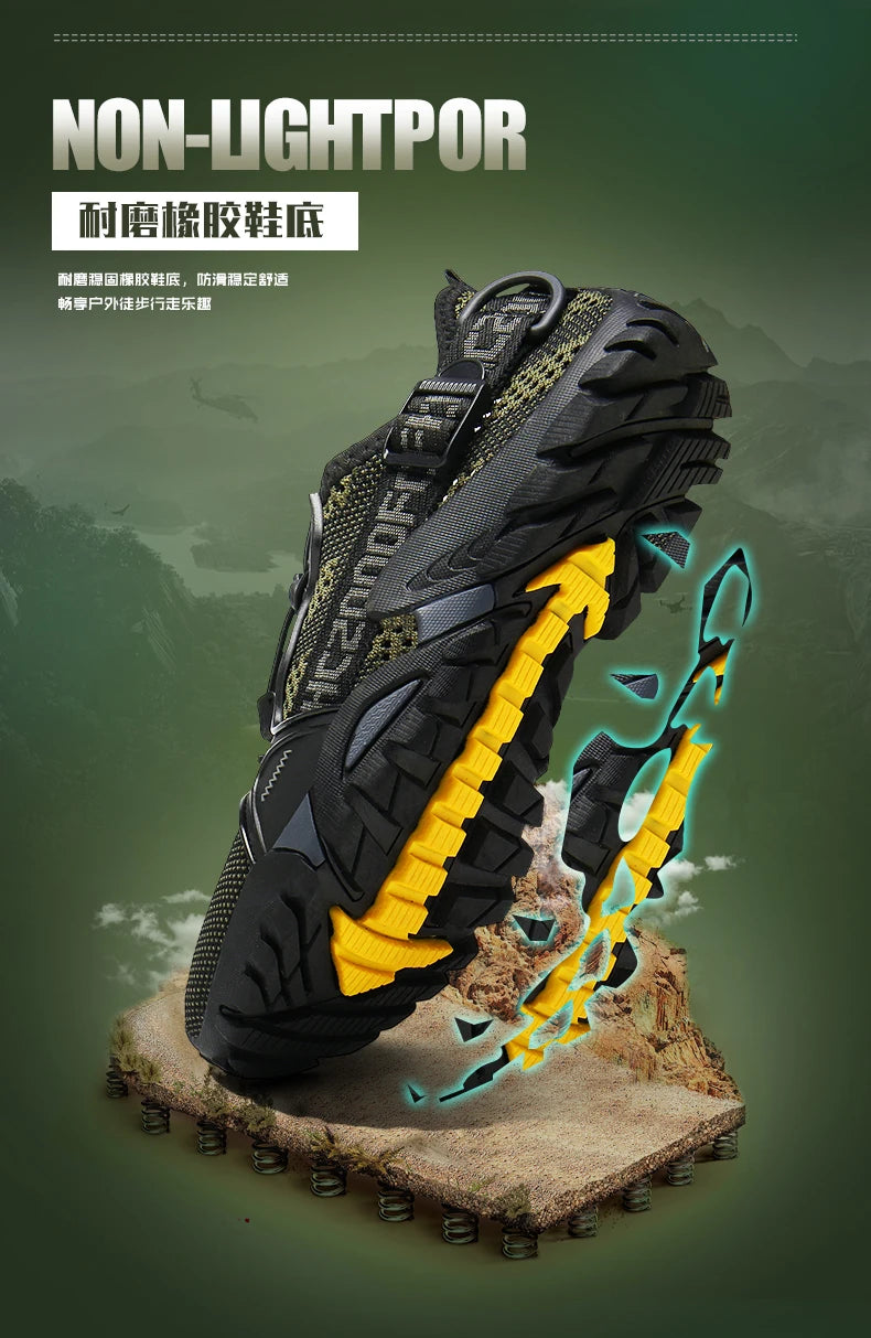 New Men's Outdoor Leisure Hiking Shoes Women's Beach Shoes Wading Shoes Couples Quick-Drying Rock Climbing Sneakers 36-47#