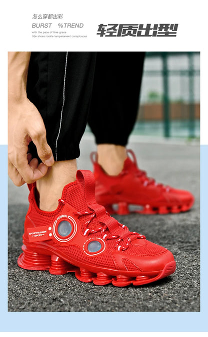 Men's Basketball Shoes Breathable Cushioning Non-Slip Wearable Runing Shoes Gym Training Athletic Basketball Sneakers for Men