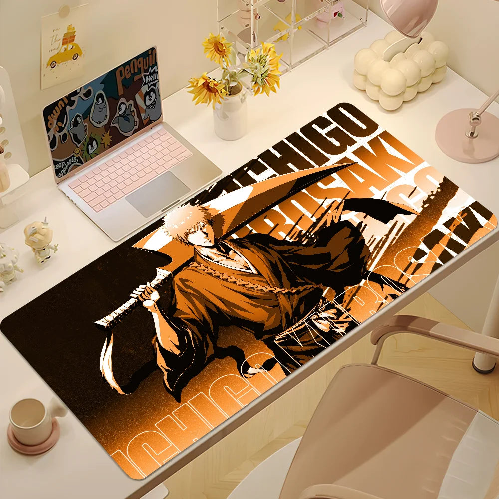B-BLEACH Rebirth of Souls Mouse Pad Desk Mat Large Non-slip Anti-fray Keyboard Ergonomic Office Rubber PC Home Custom